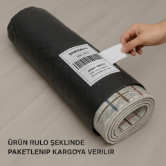 Dot Taban Kaymaz Halı Yolluk Mutfak Salon Halısı Dijital Baskılı Yıkanabilir