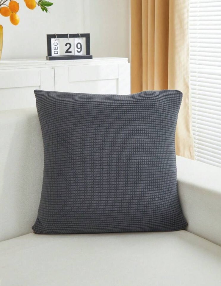 kırlent kılıfı özel Tasarım  Dekoratif Kırlent Kılıfı 43cm x 43cm 1adet antrasit rengi