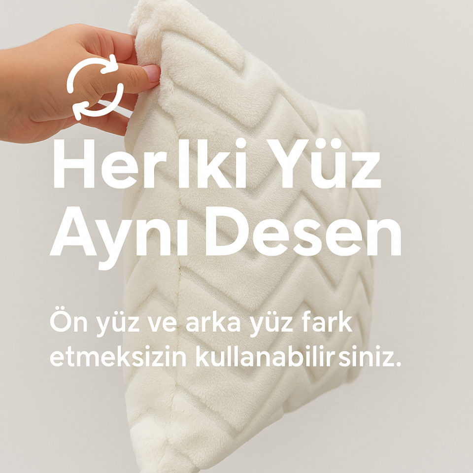 özel Tasarım 45 x 45cm Punch Panç Desen Dekoratif Kırlent Kılıfı