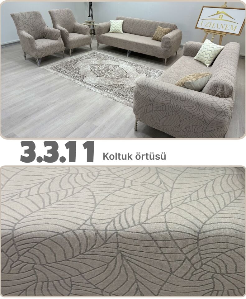 3.3.1.1 Koltuk Örtüsü Koltuk Kılıfı Takımı Ev Tekstili Sofa Cover