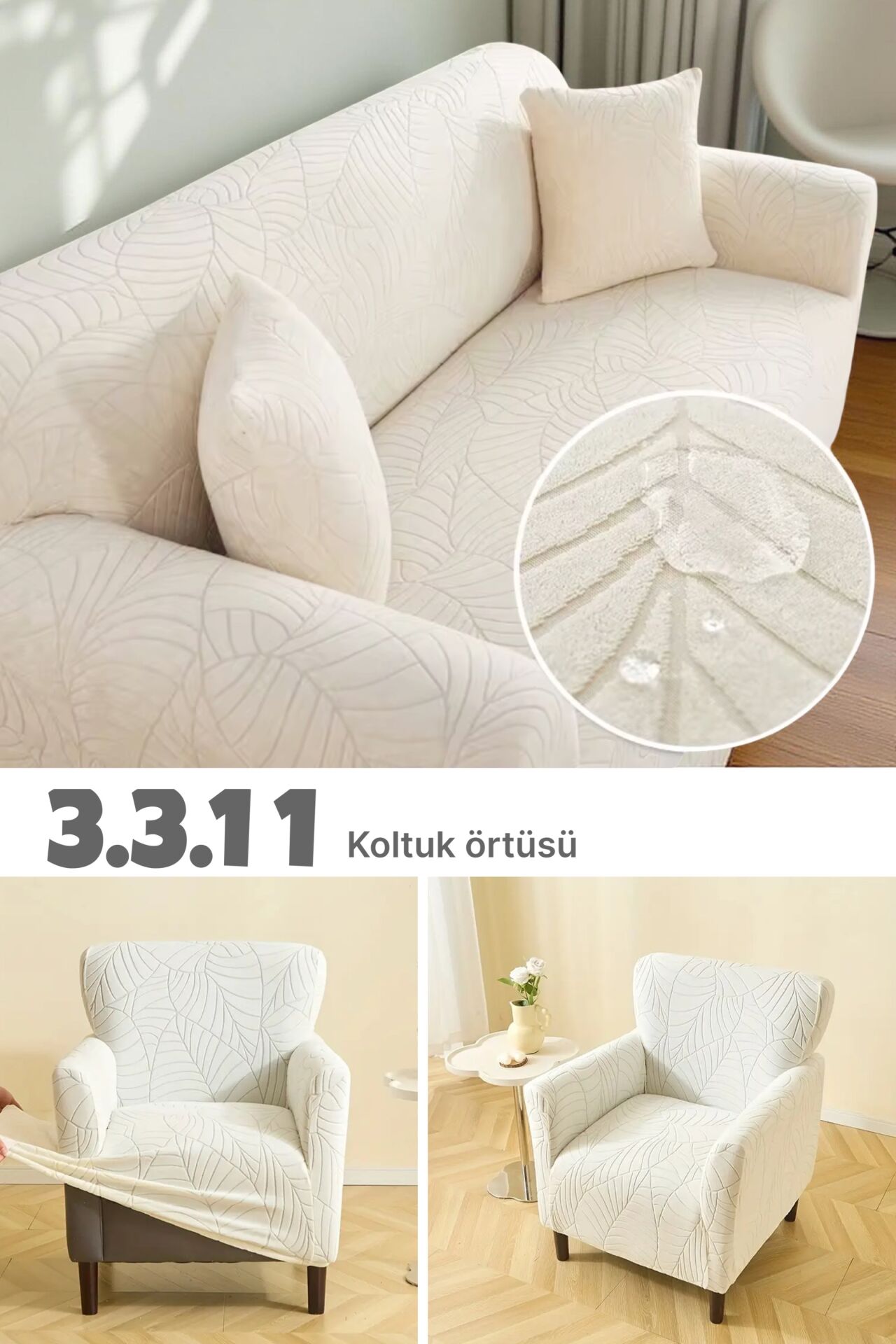 3.3.1.1 Koltuk Örtüsü Koltuk Kılıfı Takımı Ev Tekstili Sofa Cover
