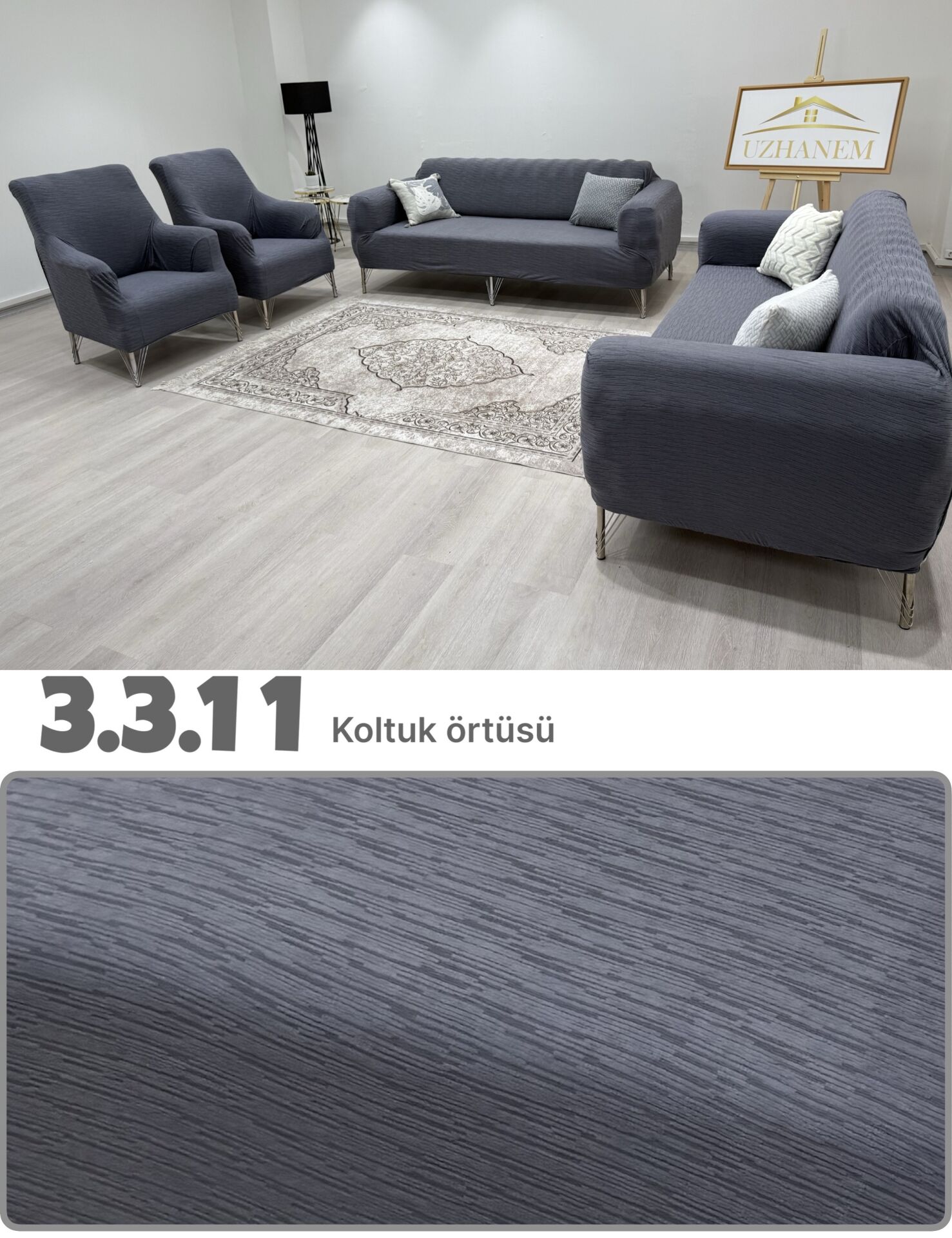 3.3.1.1 Koltuk Örtüsü Koltuk Kılıfı Takımı Ev Tekstili Sofa Cover