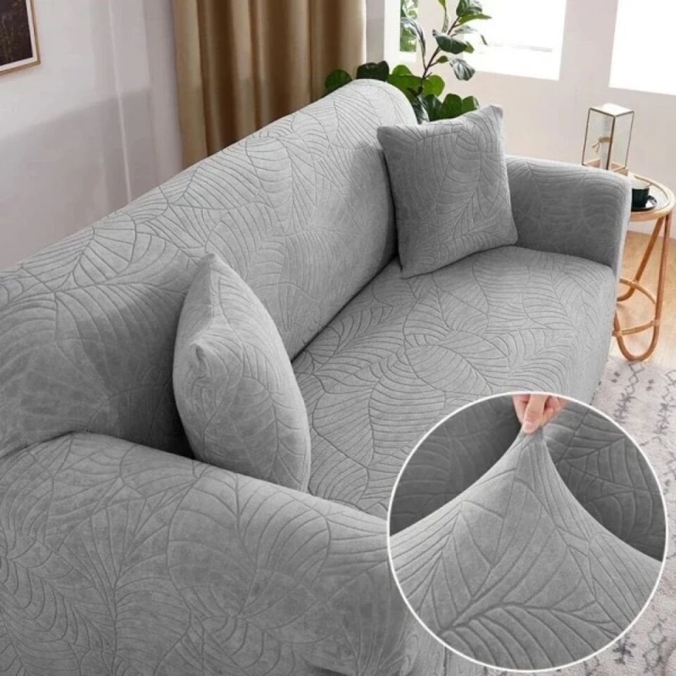Yaprak Desen 3kişilik Koltuk Örtüsü , Çekyat Kanepe Kılıfı (ÜRÜN İÇERİĞİ 1ADET) koltuk kılıfı