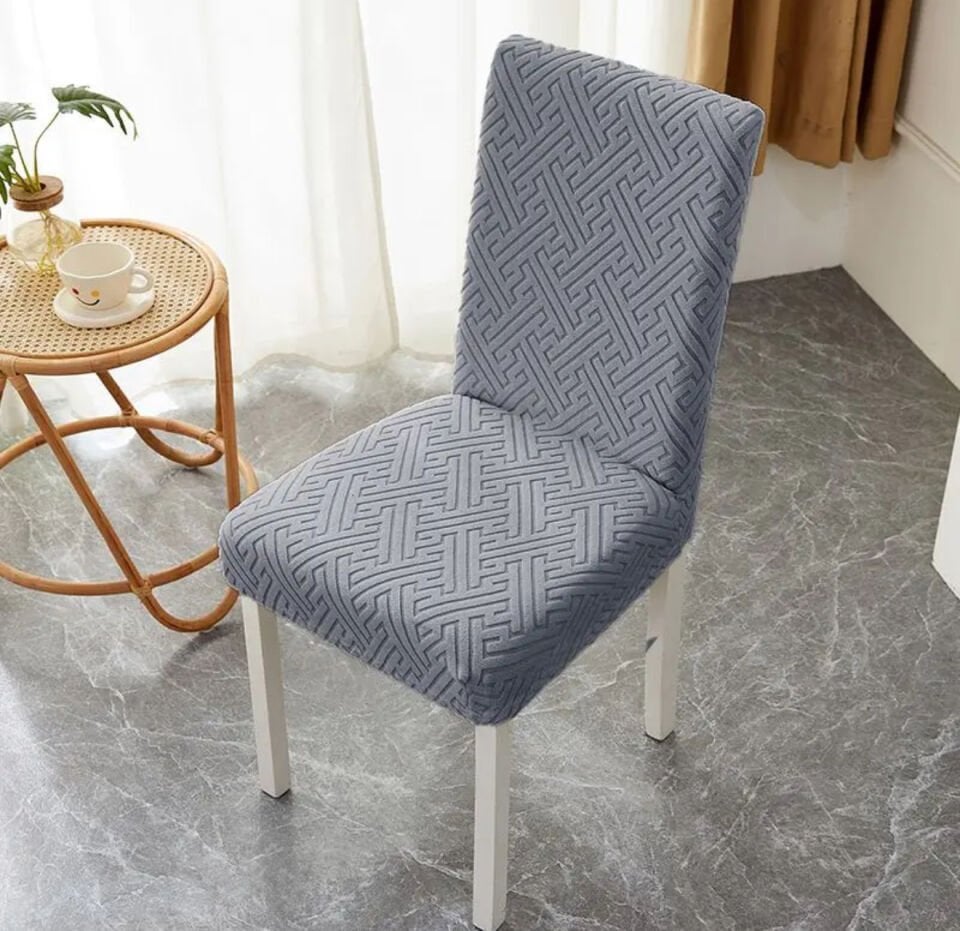 anahtar desen sandalye kılıfı lastikli sandalye örtüsü 1adet