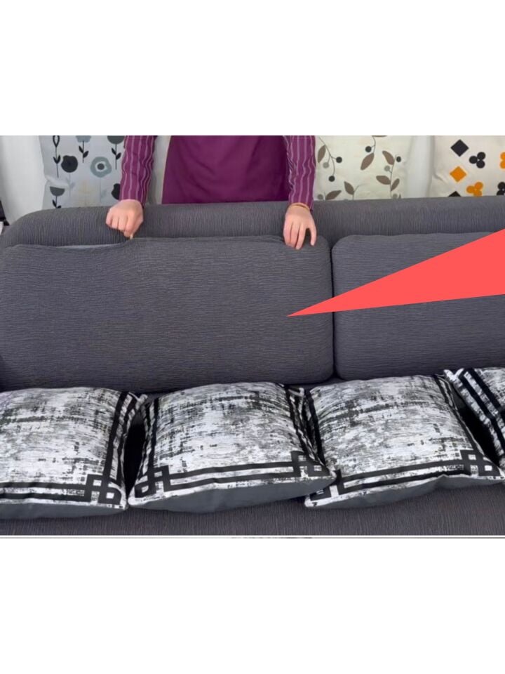 Koltuk Sırt Kırlenti / Kanepe Minderi / Sırt Yastık Kılıfı/ Sırt Yastığı Kılıfı 1adet 90 X 43cm