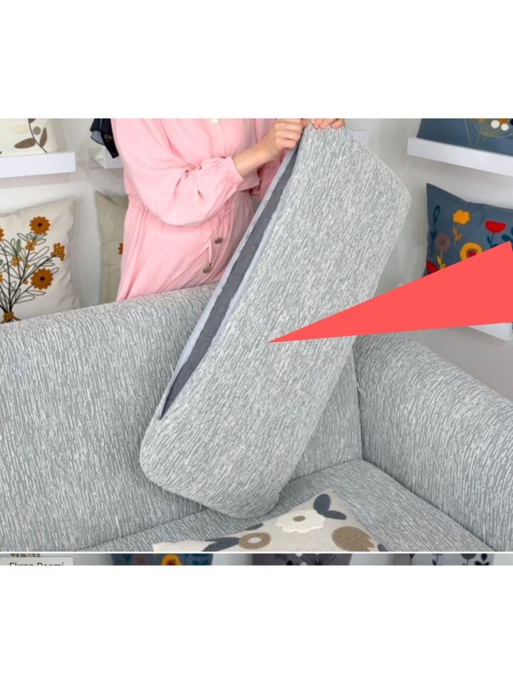 Koltuk Sırt Kırlenti / Kanepe Minderi / Sırt Yastık Kılıfı/ Sırt Yastığı Kılıfı 1adet 90 X 43cm