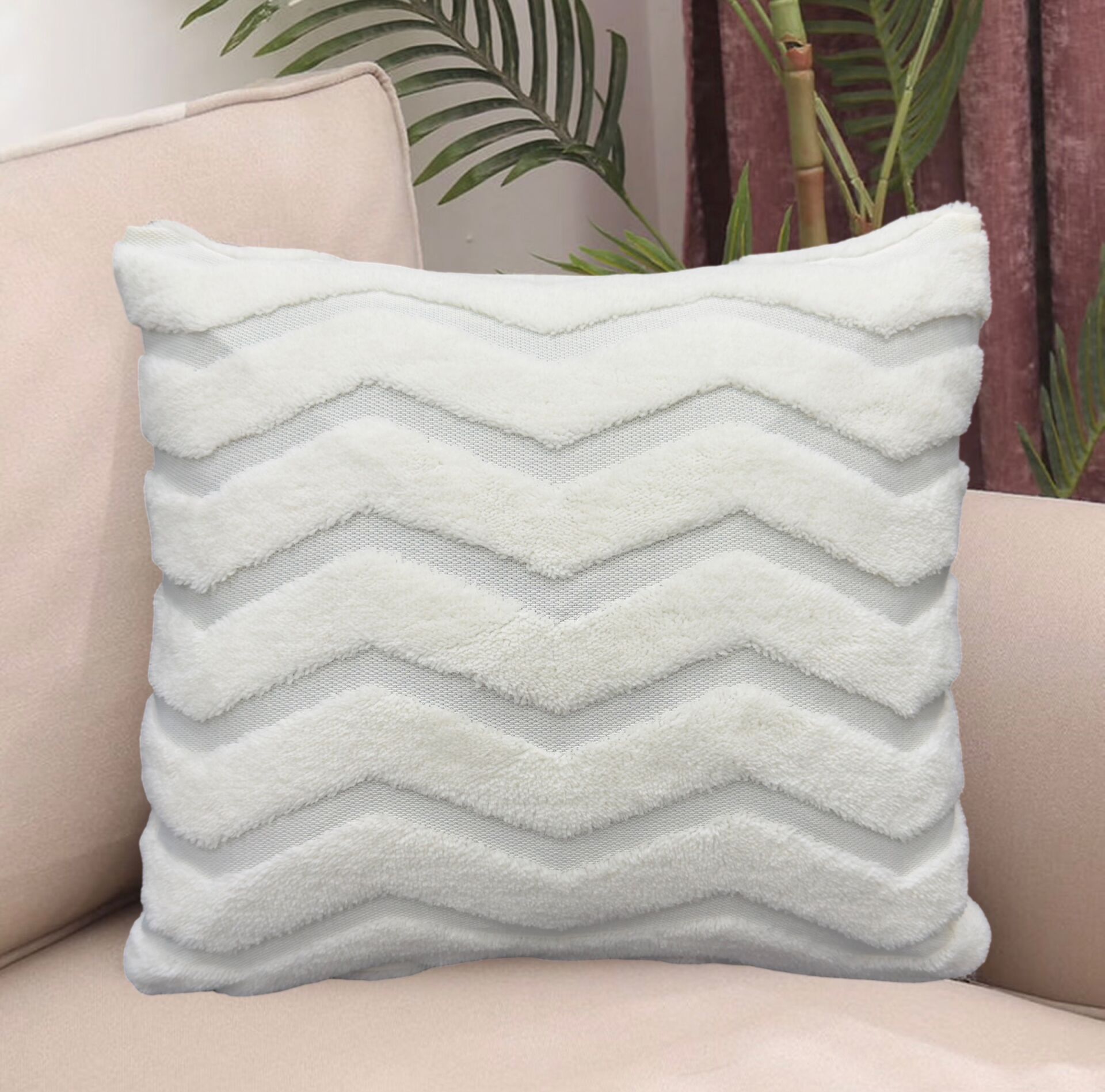 özel Tasarım 45 x 45cm Punch Panç Desen Dekoratif Kırlent Kılıfı