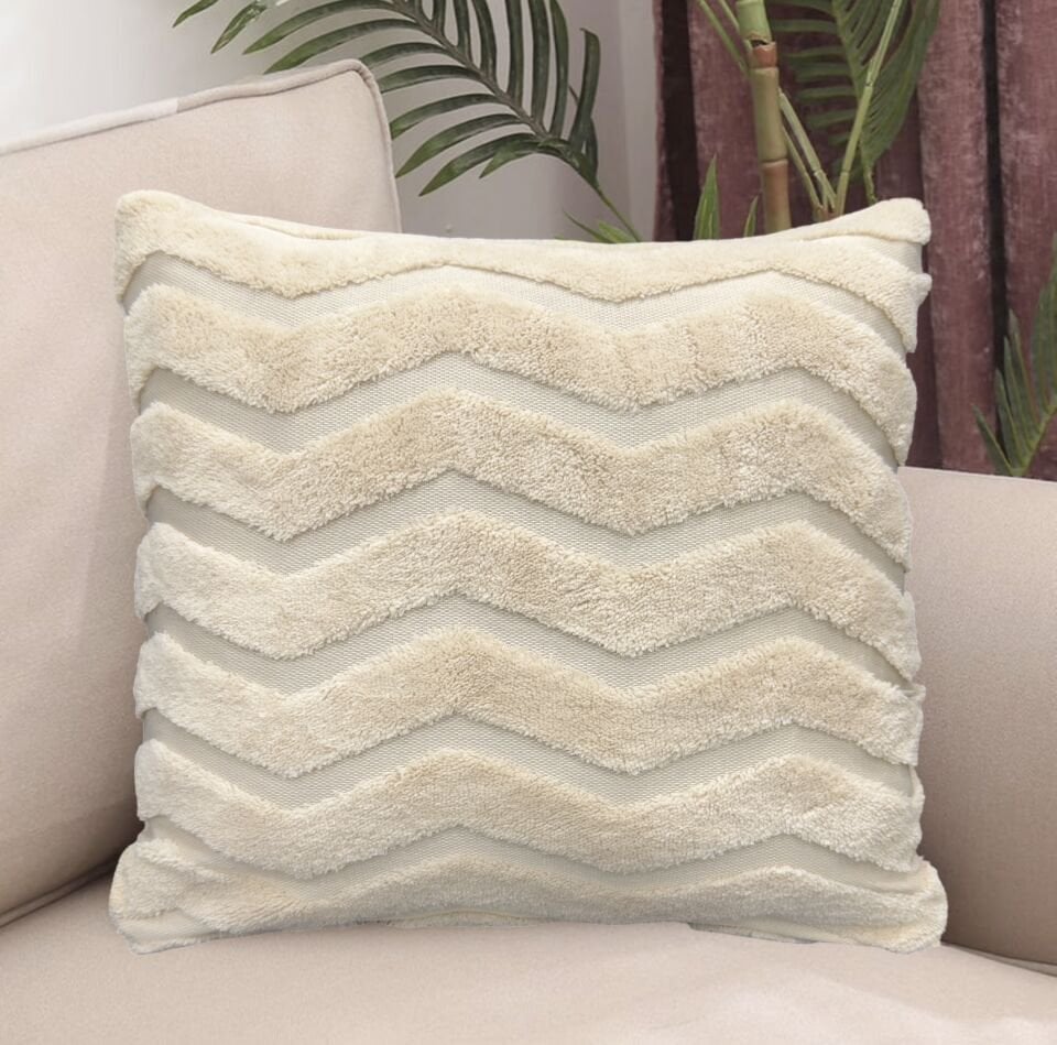 özel Tasarım 45 x 45cm Punch Panç Desen Dekoratif Kırlent Kılıfı