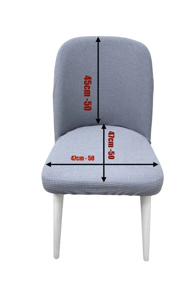 büyük oval sandalye kılıfı sandalye örtüsü krem