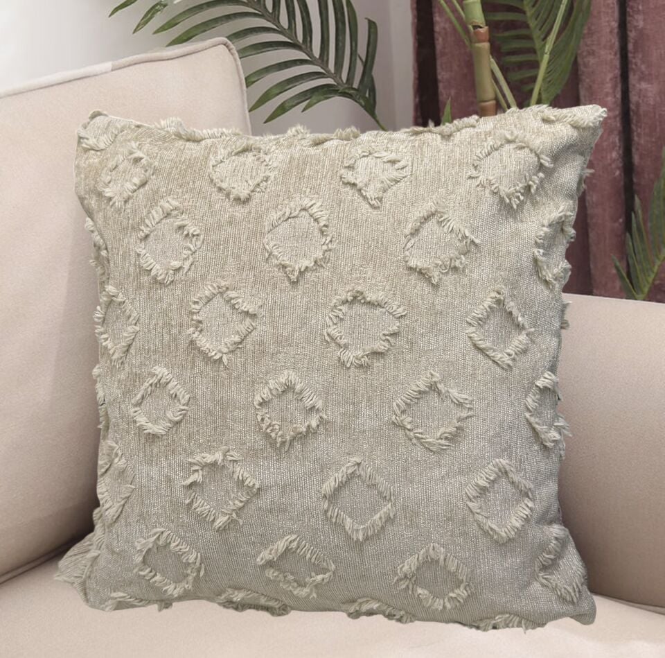 özel Tasarım 45 x 45cm Punch Panç Desen Dekoratif Kırlent Kılıfı