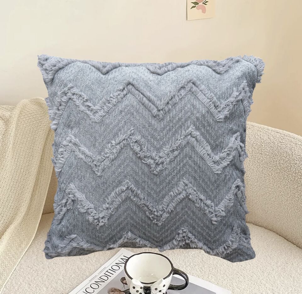 özel Tasarım 45 x 45cm Punch Panç Desen Dekoratif Kırlent Kılıfı