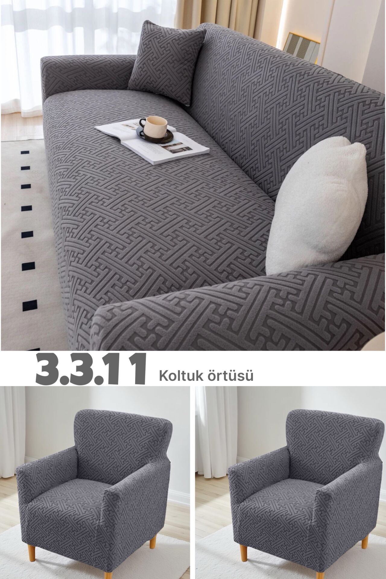 Anahtar Desen Koltuk Kılıfı 3.3.1.1 Koltuk Örtüsü Takımı