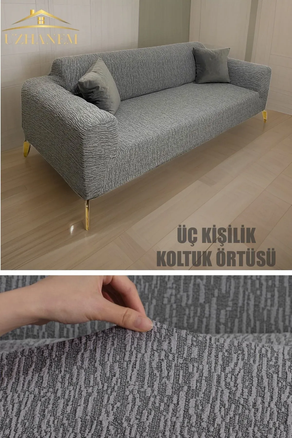 koltuk örtüsü koltuk kılıfı 1adet koltuk için gri