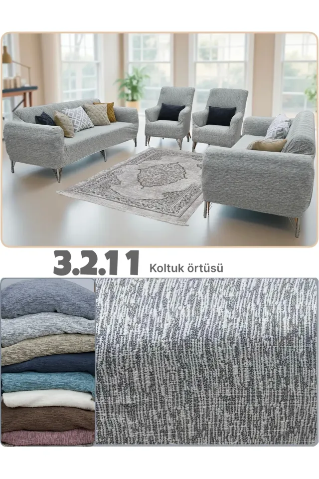 3.2.1.1 koltuk örtüsü takımı koltuk kılıfı Taş Gri