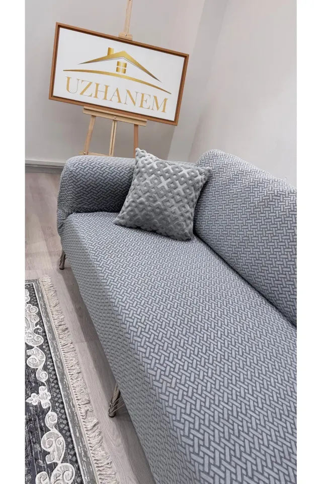 3.3.1.1 koltuk örtüsü takımı koltuk kılıfı sofa cover gri