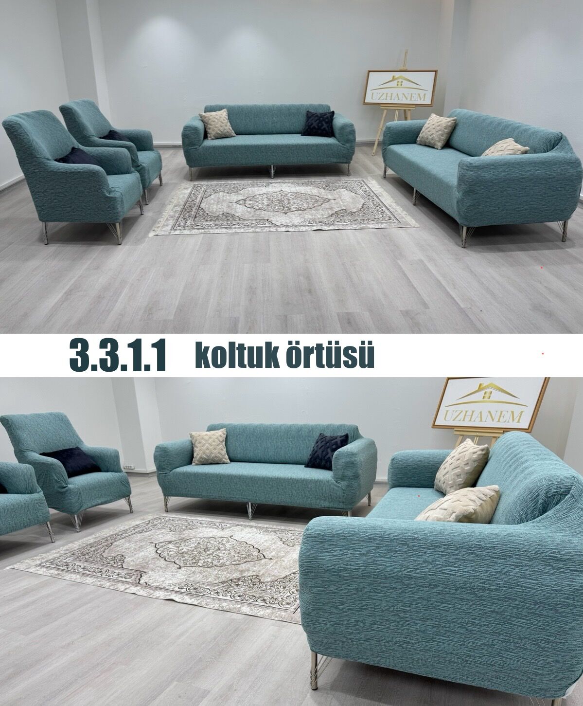 Ağaç Kabuğu Desen Koltuk Kılıfı 3.3.1.1 Koltuk Örtüsü Takımı minit