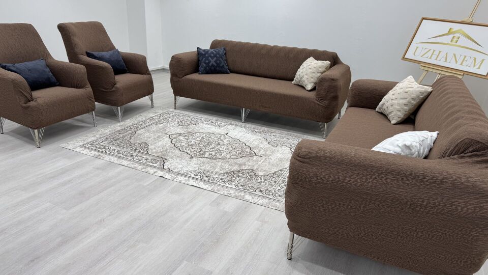 Ağaç Kabuğu Desen Koltuk Kılıfı 3.3.1.1 Koltuk Örtüsü Takımı kahverengi