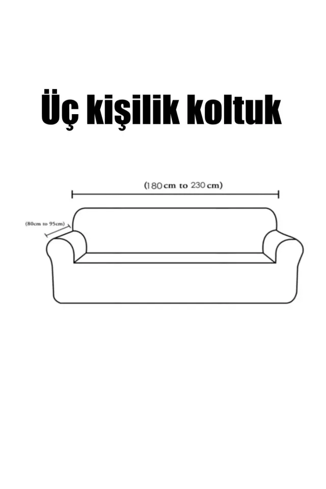 Koltuk Örtüsü Bal Peteği Desen Üç Kişilik Koltuk Kılıfı . Tüylenme Yapmaz krem