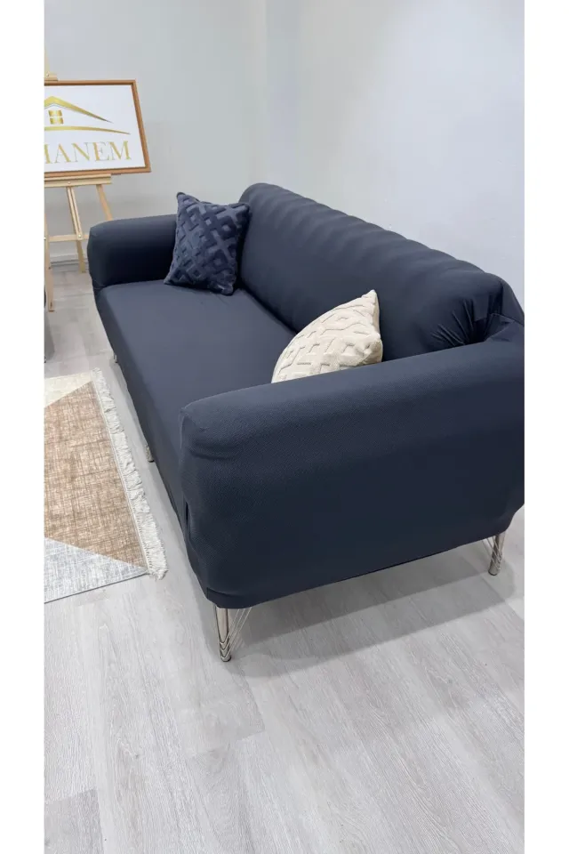 Koltuk Örtüsü Bal Peteği Desen Üç Kişilik Koltuk Kılıfı . Tüylenme Yapmaz