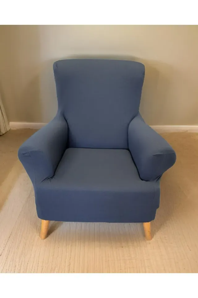 koltuk kılıfı berjer koltuk örtüsü tekli koltuk kılıfı sofa cover antrasit