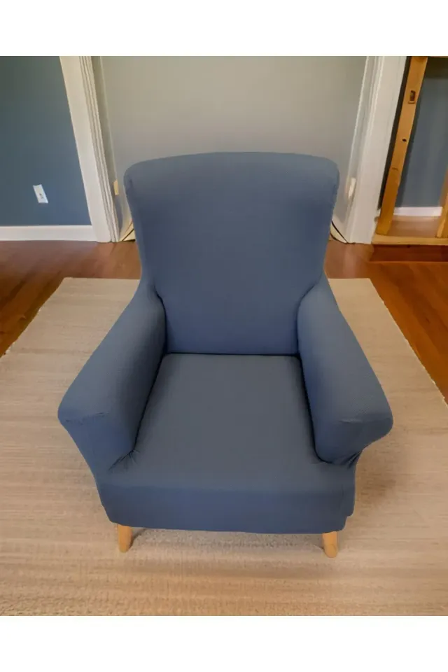 koltuk kılıfı berjer koltuk örtüsü tekli koltuk kılıfı sofa cover antrasit