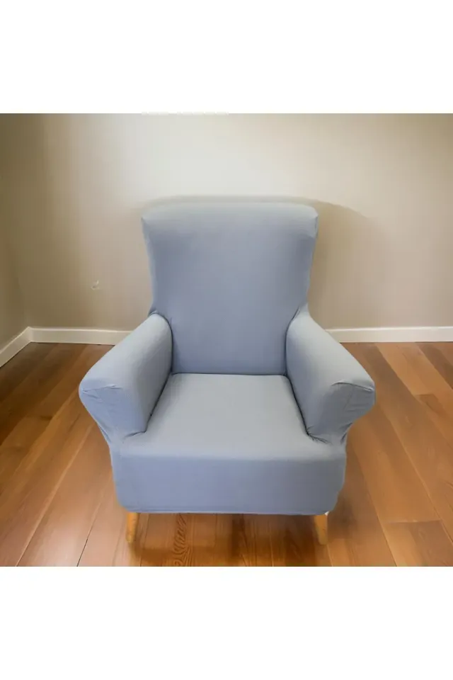 koltuk kılıfı berjer koltuk örtüsü tekli koltuk kılıfı sofa cover gri