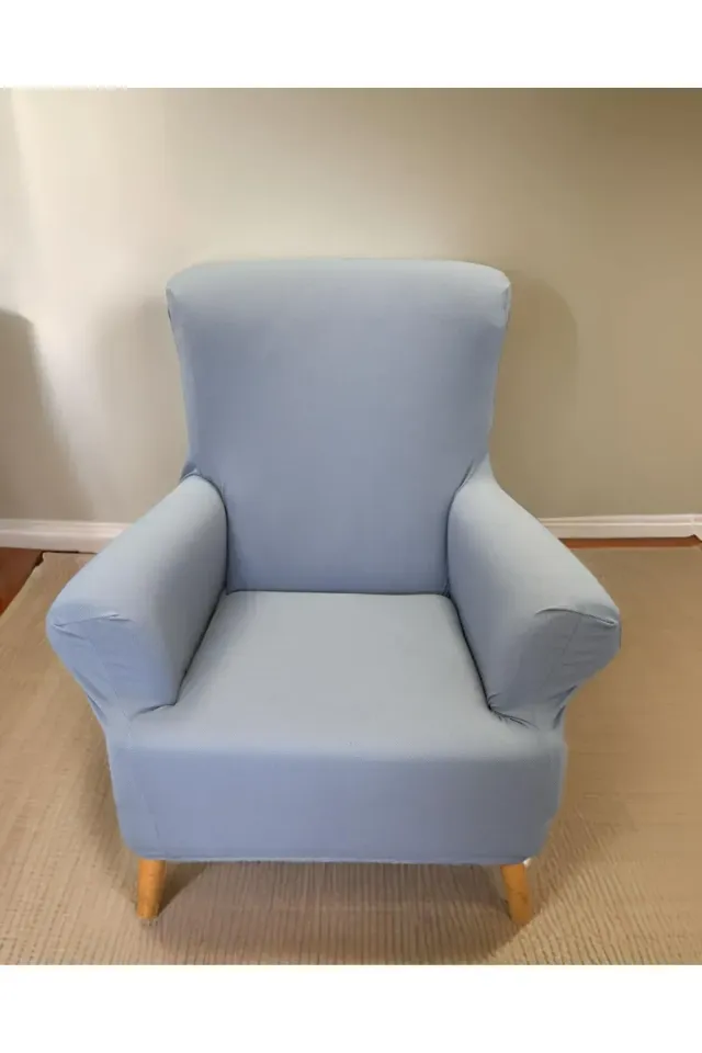 koltuk kılıfı berjer koltuk örtüsü tekli koltuk kılıfı sofa cover gri