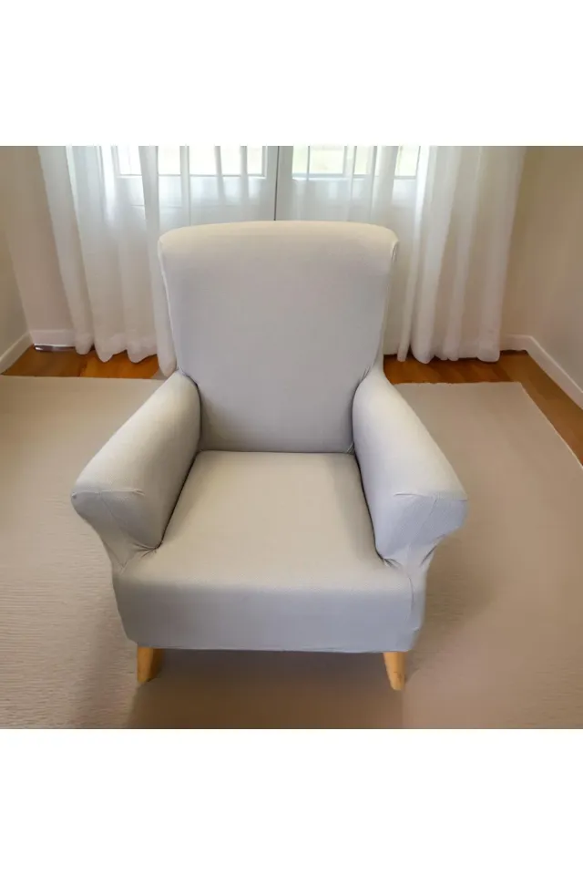 koltuk kılıfı berjer koltuk örtüsü tekli koltuk kılıfı sofa cover vizon