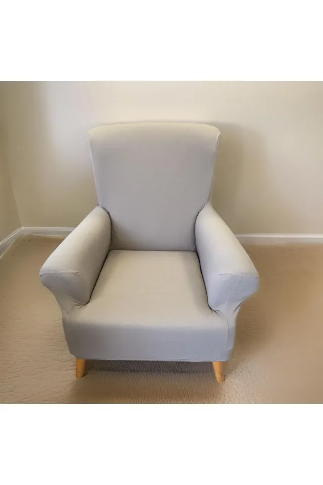 koltuk kılıfı berjer koltuk örtüsü tekli koltuk kılıfı sofa cover vizon