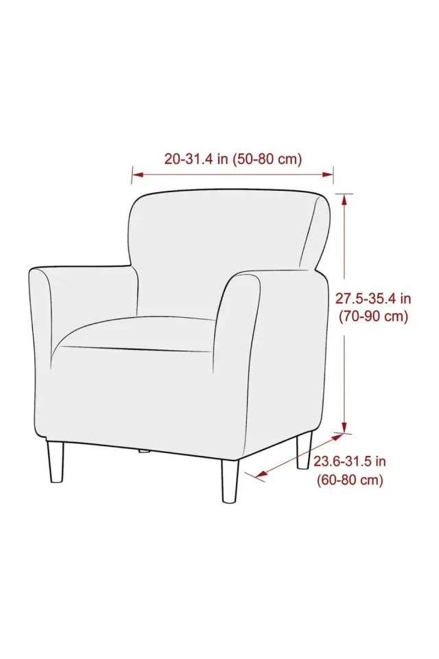 koltuk kılıfı berjer koltuk örtüsü tekli koltuk kılıfı sofa cover krem