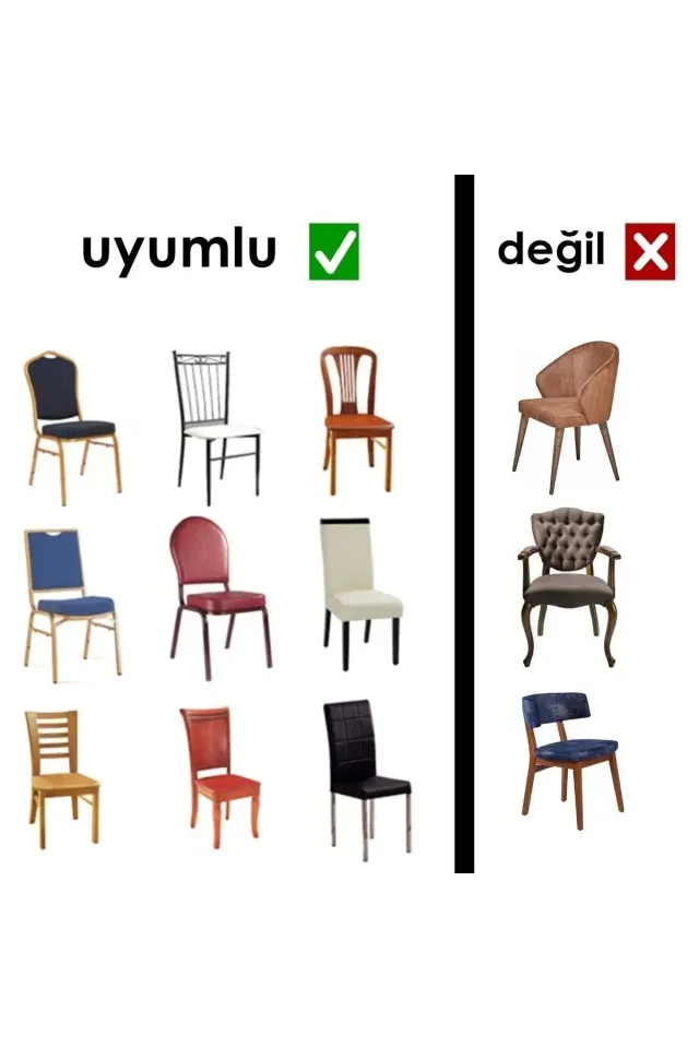 sandalye örtüsü sandalye kılıfı minit