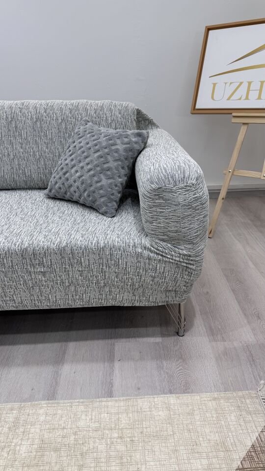 koltuk örtüsü koltuk kılıfı 1adet koltuk için Taş Gri