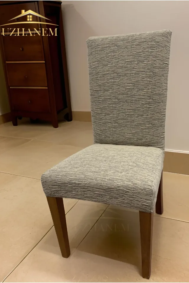 sandalye örtüsü sandalye kılıfı vizon
