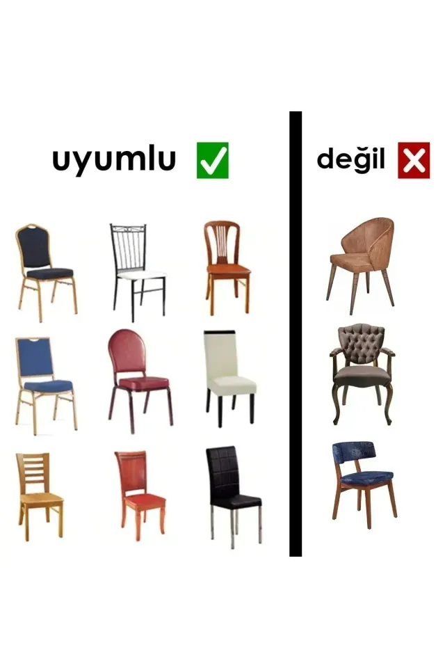 sandalye örtüsü sandalye kılıfı