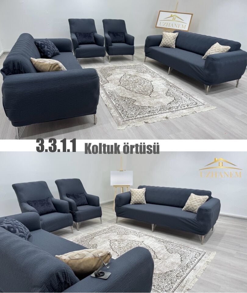 Ağaç Kabuğu Desen Koltuk Kılıfı 3.3.1.1 Koltuk Örtüsü Takımı