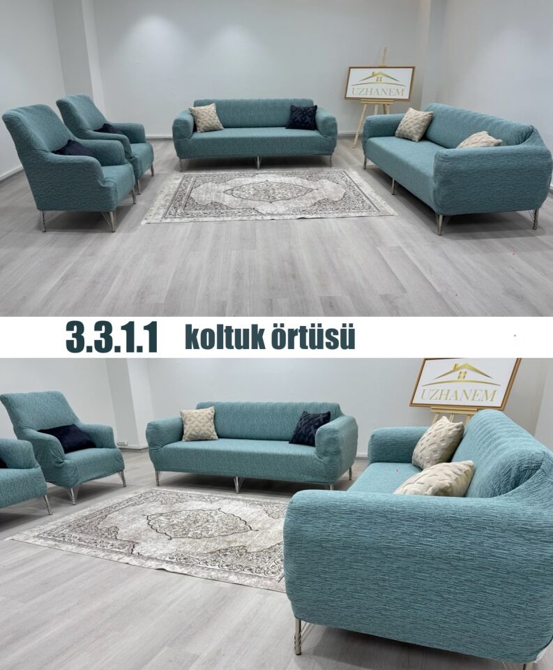 Ağaç Kabuğu Desen Koltuk Kılıfı 3.3.1.1 Koltuk Örtüsü Takımı minit