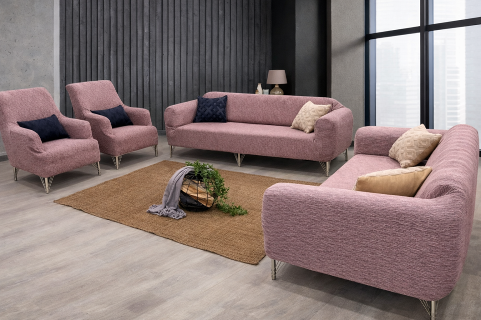 Ağaç Kabuğu Desen Koltuk Kılıfı 3.3.1.1 Koltuk Örtüsü Takımı
