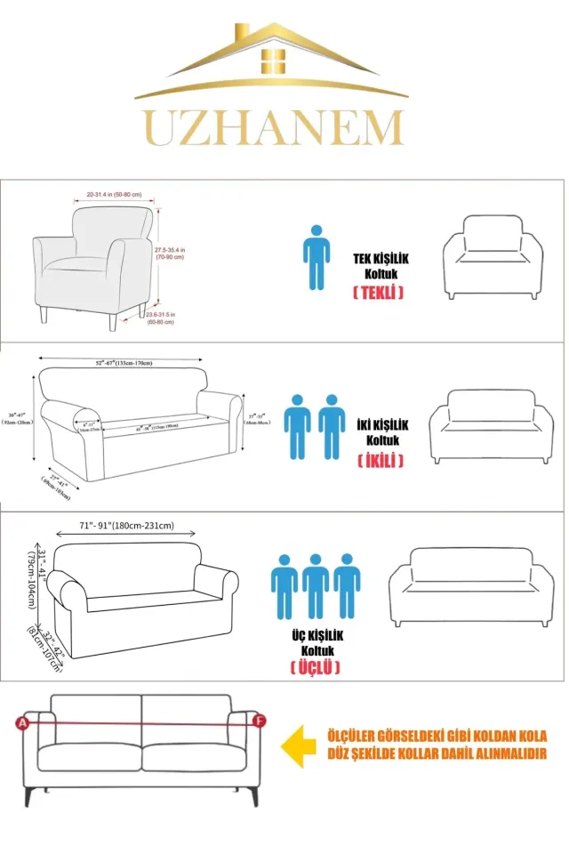 Likrali Koltuk Örtüsü Takımı 3 3 1 1 Koltuk Kılıfı Takımı Ev Tekstili Ürünü hardal